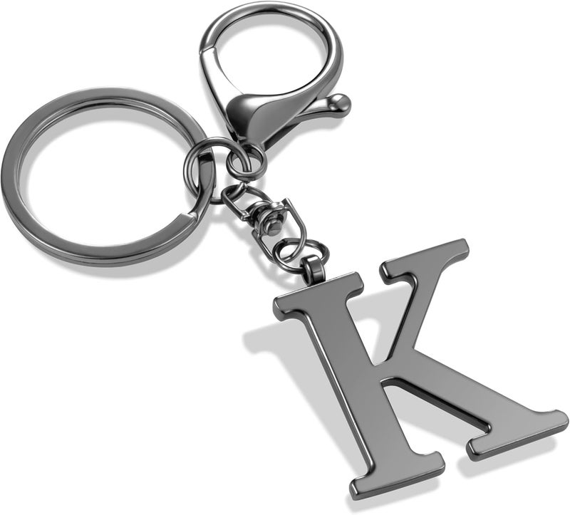 LAXPICOL Gold Letter A-Z Keychain for Women Bag Charms Purse Charms For Handbags Metal Alphabet Initial Letter Keychain - Image 1